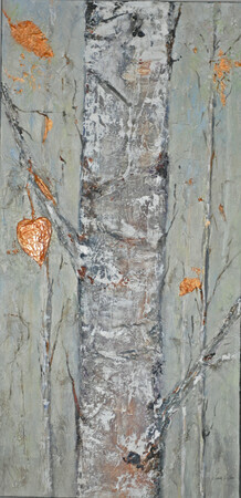 Birch with copper accents